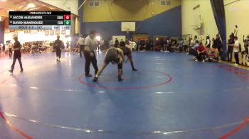 157 lbs Cons. Round 3 - David Manriquez, Elsinore vs Jacob Alejandre, Cerritos
