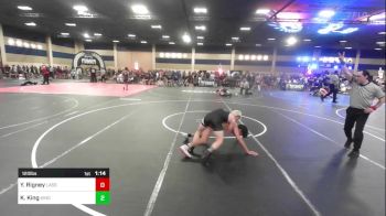 120 lbs Round Of 16 - Yuma Rigney, Lassen vs Krew King, King Wrestling