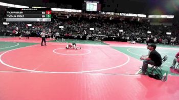 78 lbs Champ. Round 2 - Colin Stolz, Unattached vs Cj Fassler, WAD1
