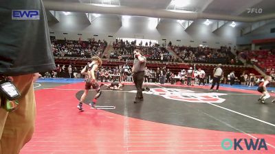 49 lbs Round Of 16 - James Evans, Bartlesville Wrestling Club vs Jasper Shuemake, Pirate Wrestling Club