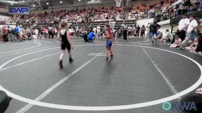 46-49 lbs Rr Rnd 2 - Liliana Villavicencio, ARDMORE TAKEDOWN CLUB vs Annie Raper, Tecumseh Youth Wrestling