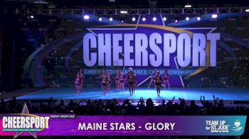 Maine Stars - Glory [2023 L6 Senior Coed - XSmall Day 1] 2023 CHEERSPORT: Friday Night Live