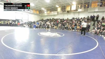 175 lbs Champ. Round 1 - William Martinez Guiterrez, Centennial (Corona) vs Rocky Windrath, Fountain Valley