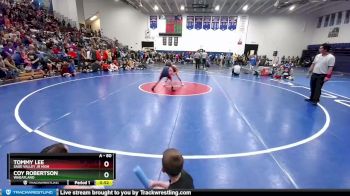 80 lbs Quarterfinal - Coy Robertson, Wheatland vs Tommy Lee, Sage Valley Jr High