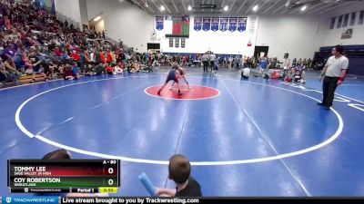 80 lbs Quarterfinal - Coy Robertson, Wheatland vs Tommy Lee, Sage Valley Jr High