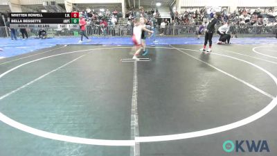 60 lbs Consolation - Whitten Rowell, Elgin Wrestling vs Bella Bessette, Amped Wrestling Club