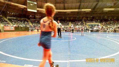 54 lbs Round Of 16 - Maeve Fernald, New Hampshire vs Paisley Topping, Smith Wrestling Academy