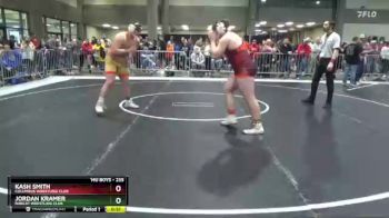 235 lbs Cons. Round 3 - Jordan Kramer, Bobcat Wrestling Club vs Kash Smith, Columbus Wrestling Club