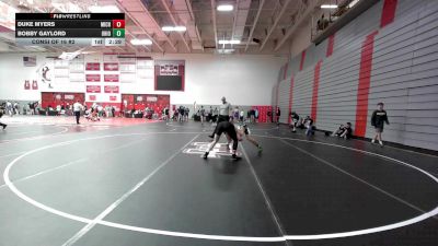 165 lbs Consi Of 16 #2 - Duke Myers, Michigan State - Unatt vs Bobby Gaylord, Ohio Univ