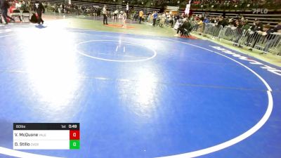 60 lbs Round Of 16 - Vincent McQuone, Yale Street vs Drew Stillo, Overtime