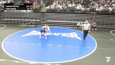 6A 190 lbs Champ. Round 1 - Luke Jordan, Riverton vs Carter Percival, Davis