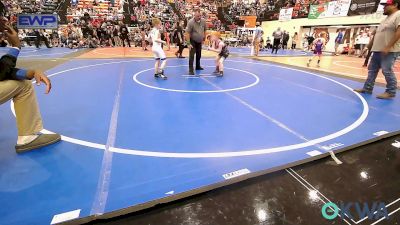 67 lbs Quarterfinal - Langston Pippin, Wagoner Takedown Club vs Boston Bollinger, Tulsa Blue T Panthers