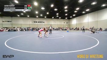 130 lbs Rr Rnd 3 - Lexee Harvey, Storm 7-12 vs Zaylyn Woods, Sisters On The Mat