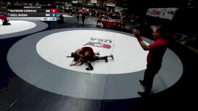 132 lbs Cons. Rd Of 16 - Raymond Carbajal, Santa Fe High School Wrestling vs Joell Rivera, The Wrestling Factory Of Kern