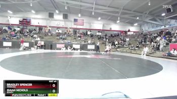 157 lbs Cons. Round 2 - Isaiah Nichols, Quincy vs Bradley Spencer, Wheeling