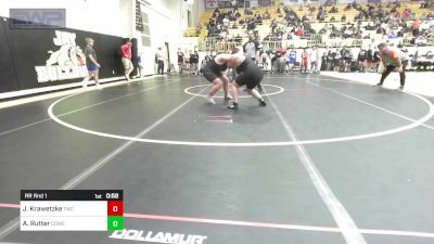 180 lbs Rr Rnd 1 - Jalyn Krawetzke, Tahlequah Wrestling Club vs Autumn Rutter, Coweta JH