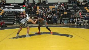 190 lbs 2nd Place Match - Dusty Cook, Xavier, Cedar Rapids vs Gianni Speller, Waterloo East