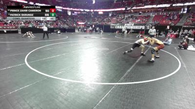 138 lbs Cons. Quarters - Patrick Skrundz, Burlington vs Prince Zahir Cameron, West Allis Central