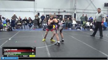 110 lbs Placement (4 Team) - Carter Kinard, 4M vs Colton Schmiesing, Vougars Honors