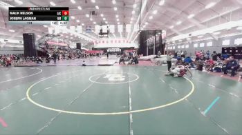 174 lbs Round 2 (4 Team) - Joseph Lagman, Marymount vs Malik Nelson, Lackawanna College