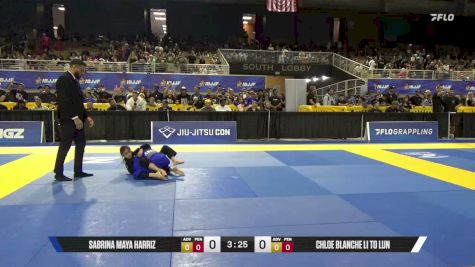 Chloe Blanche Li To Lun vs Sabrina Maya Harriz 2026 Pan Kids Jiu-Jitsu IBJJF Championship