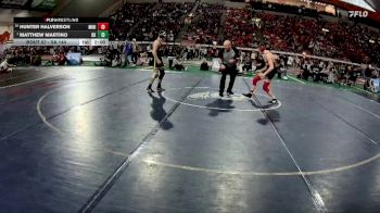 5A 144 lbs Champ. Round 1 - Matthew Martino, Bishop Kelly vs Hunter Halverson, Minico