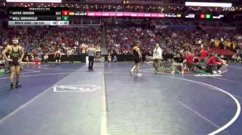 2A-144 lbs Cons. Round 2 - Will Griswold, Center Point-Urbana vs Jayse Jensen, Winterset