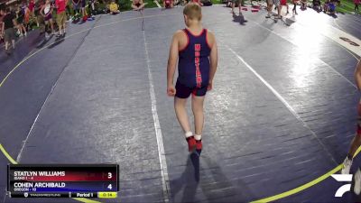 120 lbs Round 3 (8 Team) - Archer Ferguson, Oregon vs Raylon Harman, Montana