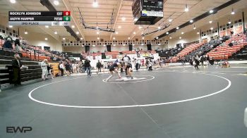 110 lbs 3rd Place - Rocklyn Johnson, Keota HS Girls vs Jadyn Harper, Poteau High School Girls