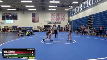 130 lbs Cons. Round 3 - Kyrie Chapman, Grinnell vs Ava Perkins, South Tama County