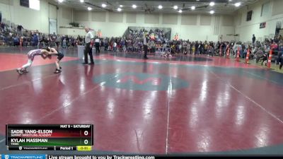 70 lbs Round 1 - Kylah Massman, THWC vs Sadie Yang-Elson, Summit Wrestling Academy