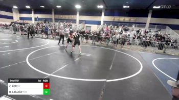 144 lbs Round Of 32 - Zachary Katz, St. Pius X vs Brody LeSueur, War