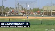 OC Batbusters Campbell vs So Cal Athletics Mercado Smith   2016 14U Premier PGF Nationals