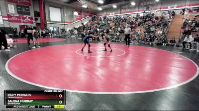 105 lbs Champ. Round 1 - Riley Morales, Trabuco Hills vs Salena Murray, Birmingham