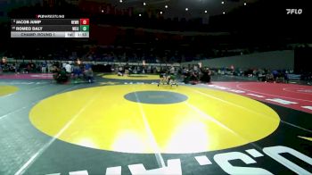 6A Boys 106 lbs Champ. Round 1 - Romeo Daly, West Linn Boys vs Jacob Jump, Newberg Boys