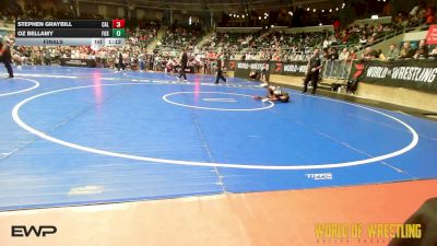 85 lbs Final - Stephen Graybill, Cal Grapplers vs Oz Bellamy, Fox Valley Wrestling Club
