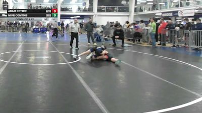 74 lbs Consi Of 8 #2 - Adam Potter, Mayo Quanchi WC vs Mike Comtois, Doughboys WC