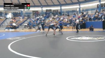 157 lbs Champ. Round 1 - Monty Hall, Carl Albert State vs Jovanny Arellanes, Colby Community College