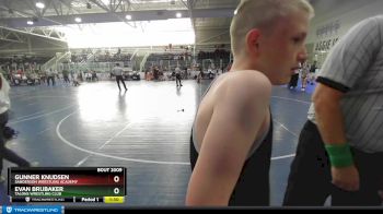 102 lbs Quarterfinal - Evan Brubaker, Talons Wrestling Club vs Gunner Knudsen, Sanderson Wrestling Academy