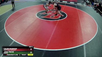 Cons. Round 1 - John Fricke, Paxton vs Caleb Sharman, High Plains Community