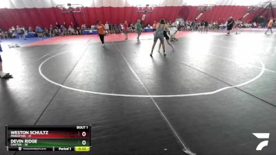 163-164 lbs Round 1 - Weston Schultz, Princeton vs Devin Ridge, Canton