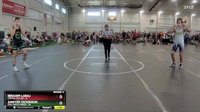 150 lbs Round 4 (6 Team) - Sawyer Dickinson, Full Circle Green vs Ibrahim Laraj, Capital City WC