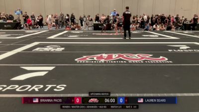 Brianna Pacis vs Lauren Sears 2025 ADCC Las Vegas Nationals