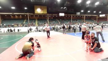 46 lbs Quarterfinal - Ava Trujillo, Los Lunas Tigers vs Steven Peralta, Lockjaw WC