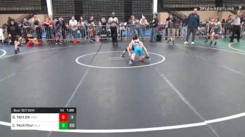 69 lbs Semifinal - BLAKE TAYLOR, Rampage ES vs Cooper McArthur, GA Justice Takedown ES