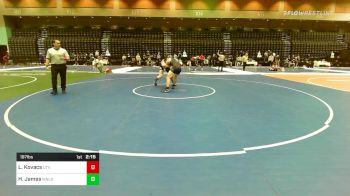 197 lbs Consi Of 16 #1 - Levi Kovacs, UANTT-Utah Valley vs Hunter James, Menlo