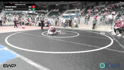 90 lbs Quarterfinal - Tracer Mead, Eufaula Ironheads Wrestling Club vs Eli Evans, Collinsville Cardinal Youth Wrestling