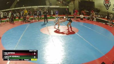 95-105 lbs 1st Place Match - Caitlyn Kendall, Oregon vs Tia Hotema, Hawaii