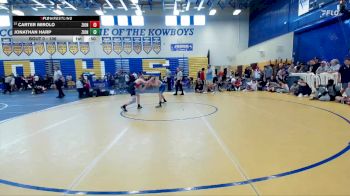 106 lbs Cons. Round 4 - Jonathan Harp, Black Creek Wrestling Club vs Carter Mirolo, Team Miron