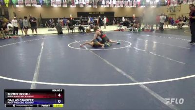 120 lbs Round 1 - Tommy Booth, Moen Wrestling Academy vs Dallas Canoyer, Moen Wrestling Academy